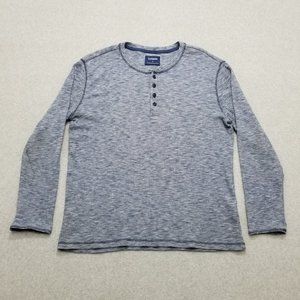 Express Sweater Mens Large Blue Long Sleeve Sweatshirt Pullover